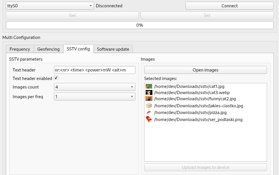 sstv configurator